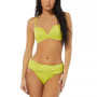 Women's Draped Bikini Top & High-Waist Bottoms