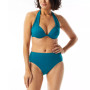 Women's Cameo Underwire Halter Bikini Top & High-Waist Bikini Bottoms