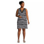 Women's Plus Size Cotton Jersey Sleeveless Swim Cover-up Dress Print