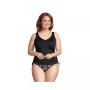 Women's Plus Size Adjustable V-neck Underwire Tankini Swimsuit Top