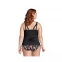 Women's Plus Size Adjustable V-neck Underwire Tankini Swimsuit Top