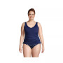 Women's Plus Size Adjustable V-neck Underwire Tankini Swimsuit Top