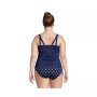 Women's Plus Size Adjustable V-neck Underwire Tankini Swimsuit Top