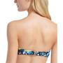 Women's Printed Balconette Ruched Underwire Bikini Top