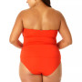 Trendy Plus Size Twisted Tankini & High-Waist Bottoms
