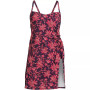 Women's Chlorine Resistant Sweetheart Swim Dress One Piece Swimsuit Adjustable Straps