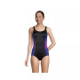 Women's Long Scoop Neck Soft Cup Tugless Sporty One Piece Swimsuit