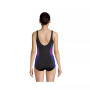 Women's Long Scoop Neck Soft Cup Tugless Sporty One Piece Swimsuit