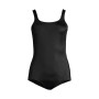 Women's Long Scoop Neck Soft Cup Tugless Sporty One Piece Swimsuit