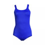 Women's Long Scoop Neck Soft Cup Tugless Sporty One Piece Swimsuit