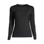 Women's Long Crew Neck Long Sleeve Rash Guard UPF 50 Sun Protection Modest Swim Tee