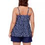 Plus Size Cape Town Underwire Tankini Top & Swim Shorts