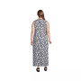Women's Plus Size Cotton Jersey Sleeveless Swim Cover-up Maxi Dress
