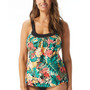 Women's Printed Ultra Fit Bra-Sized Tankini Top