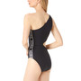 Women's Side-Logo Cut-Out One-Shoulder One-Piece Swimsuit