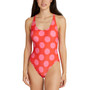Women's Lace-Up-Back One-Piece Swimsuit
