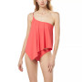 Women's Chain-Trim One-Shoulder Tankini Top & Bottoms