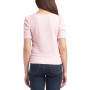 Juniors's V-Neck Twist-Front Short-Sleeve Top