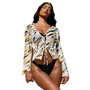 Women's X STASSIE Wild Weekend Chiffon Ruffled Cover-Up Top