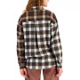 Juniors' Plaid Button-Down Top