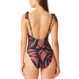 Abstract Animal High Leg Swimsuit
