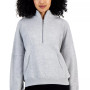 Juniors' Fleece Quarter-Zip Top
