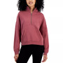 Juniors' Fleece Quarter-Zip Top