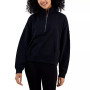 Juniors' Fleece Quarter-Zip Top