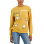 Juniors' Gudetama Crewneck Pullover Sweatshirt