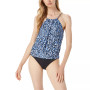 Women's Blouson Tankini Top & Bikini Bottoms