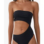 Women's Strapless Cutout Brazilian One-Piece Swimsuit