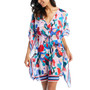 Women's Elastic Tastic Chiffon Caftan Cover-Up
