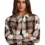 Juniors' Let It Go Plaid Boyfriend Shirt