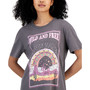 Juniors' Wild And Free Boyfriend T-Shirt