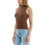 Juniors' Seamless Mock-Turtleneck Top