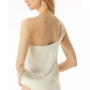 Women's Chain-Detail One-Shoulder Tankini