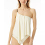 Women's Chain-Detail One-Shoulder Tankini
