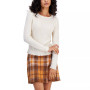 Juniors' Printed A-Line Faux-Wrap Skirt