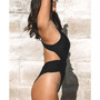Women's Mindful Solids Plunge One Piece Swimsuits