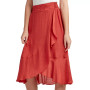 Juniors' Ruffled Tulip-Hem Pull-On Skirt
