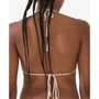 Women's Crochet Slider Triangle Bikini Top