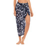 Shimmer Shadows Printed Scarf Pareo Cover-Up