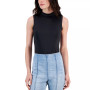 Juniors' Mock-Turtleneck Double Layer Bodysuit