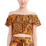 Jungle Queen Printed Cropped Swim Cover-Up