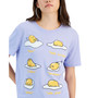 Juniors' Gudetama Yoga Poses Graphic T-Shirt
