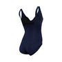Women's Navy Buffalo Bills Pearl Clara Wrap One-Piece Swimsuit