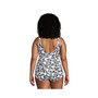 Women's Plus Size Long Tugless One Piece Swimsuit Soft Cup