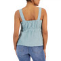 Juniors' Cotton Eyelet Empire-Waist Tank