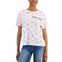 Juniors' Hello Kitty Bow Short-Sleeve T-Shirt