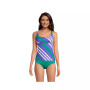 Women's Square Neck Underwire Tankini Swimsuit Top Adjustable Straps